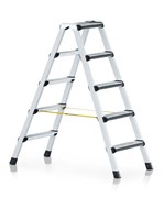 Двухсторонняя анодированная стремянка Zarges Z600 2x8 41437