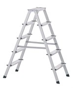 Двухсторонняя анодированная стремянка Zarges Z200 2x4 44204