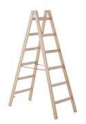Двухсторонняя деревянная стремянка Zarges Z300 2х8 40108