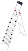 Стремянка L80 ComfortLine 8 шир.ступ 13см.,алюм., с лотком д.инструментов, Hailo, арт.8040-807, шт