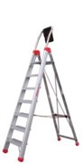 Алюминиевая стремянка Faraone 12 ступеней SDOMUS12