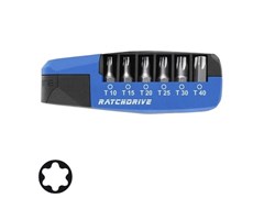 Набор бит Witte Ratchdrive Torx T + трещёточный битодержатель 25102