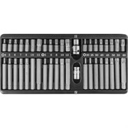 Набор комбинированных бит Jonnesway H4-12 мм/TORX Т20-Т60/Spline M5-M12 + битодержатели 3/8’’ и 1/2’’, 42 предмета S29H4142SM