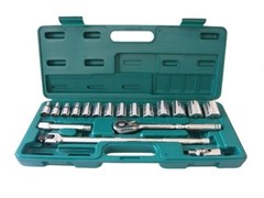 Набор дюймовых торцевых головок Jonnesway 1/2"DR, 3/8"-1-1/4", 19 предметов S05H4219S