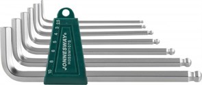 Набор шестигранных ключей Jonnesway Long с шаром 7 предметов H05SM107S