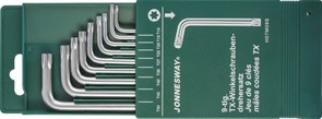 Набор угловых ключей Torx (звездочка) Jonnesway 9 предметов H07M09S