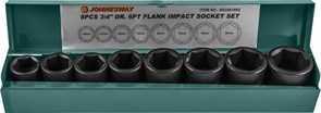 Набор ударных головок Jonnesway 3/4"DR, 26-38 мм 8 предметов S03A6108S