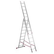 Алюминиевая трехсекционная лестница Alpos 3х9 44-09
