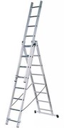Алюминиевая трехсекционная лестница Dogrular Ufuk Pro 3x7 4307