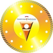 329 Отрезной алмазный круг  (Turbo 115x2,2x10x22,2    мрамор 25)  сухая  Premium