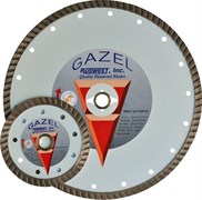 73415 Отрезной алмазный круг  (GAZEL Turbo 180x2,4x8x22,2     строит. материалы 1,6)  сухая  MASTER