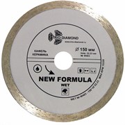 Сплошной алмазный отрезной диск 150x22,23 мм Trio-Diamond W403