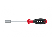 01020 Wiha Отвертка SoftFinish Торцевой ключ с шестигранником, с круглым жалом 5 mm x 125 mm (серия 341)