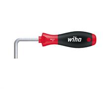 Изогнутая шестигранная отвертка wihSoftFinish HEX 357 10х75 26235