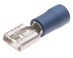 Плоский виброустойчивый разъем КВТ ВРПИ-М 2.5-(6.3) (мама)