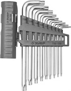 Набор длинных имбусовых ключей Зубр Эксперт TORX Т10-Т50, 9 ед. 2745-4-1_z01
