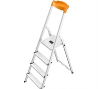 Алюминиевая стремянка Hailo L58 EasyClix 4 ступени 8158-407