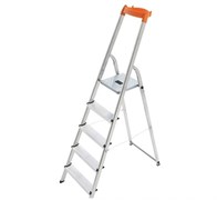 Алюминиевая стремянка Hailo L58 EasyClix 5 ступеней 8158-507