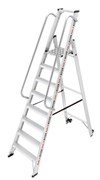 Алюминиевая стремянка Hailo ProfiLine P225 plus 8 ступеней 8208-101