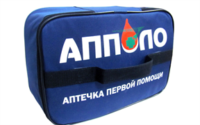 Производственная аптечка первой помощи в тканевом футляре Ампаро 105002-1