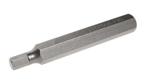 Удлиненная шестигранная бита HEX H6х75мм 10мм S2 JTC-1357506