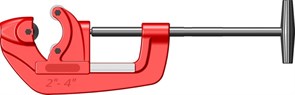 Ручной труборез Zenten для стальных труб до 4" (114мм) 6054-1