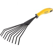 Веерные грабли Palisad Luxe 9-зубые, двухкомпонентная рукоятка 62006