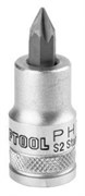 Торцевая бита-головка Kraftool Industrie Qualitat 1/2" PH1x55 мм 27901-1_z01