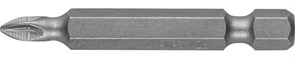 Кованые крестовые биты Зубр Мастер E1/4, PZ1x50мм, 2шт 26003-1-50-2