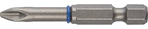 Торсионные крестовые биты Зубр Эксперт E1/4, PZ2x50мм, 2шт 26013-2-50-2
