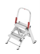 Алюминиевая стремянка 2 ступени Hailo ST100 TopLine 8882-001