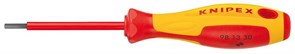 Диэлектрическая отвертка Knipex шестигранная Hex4 75мм KN-981340