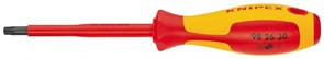 Диэлектрическая отвертка KNIPEX TX15 80мм KN-982615