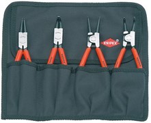 Набор щипцов для стопорных колец 4 предмета KNIPEX KN-001956