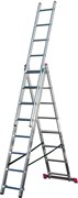Алюминиевая трехсекционная лестница Krause Corda 3х8 010384