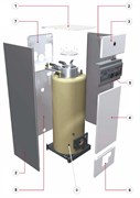 Комплект вертикального подключения дымоотвода ACV Delta Pro S