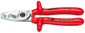 Диэлектрический кабелерез Knipex с двойными режущими кромками KN-9517200