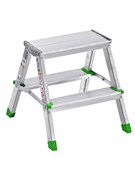 Двухсторонняя алюминиевая стремянка Sarayli 2x2 ступени 3102
