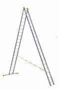 Алюминиевая двухсекционная лестница Алюмет Р2 2x20 9220