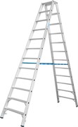 Двухсторонняя стремянка Krause Stabilo со ступенями R13 2x12 136220