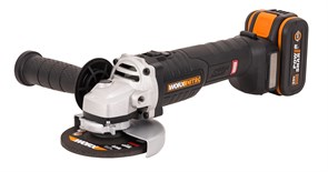 Угловая шлифмашина бесщёточная аккумуляторная WORX WX813
