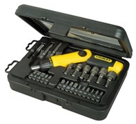 Набор отвертка со вставками 22 пр. в футляре Stanley 0-63-022