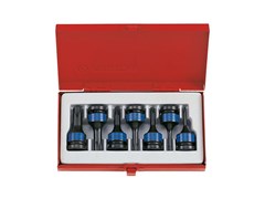 Комплект ударных насадок TORX 1/2" L=60 мм, Т25-Т60 7 пр. KING TONY 4417PP