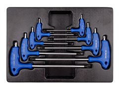 Набор L-образных ключей TORX в лотке 8 пр. KING TONY 9-22308PR