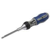 Отвертка со сменными вставками (битами), 7 в 1 МАСТАК 049-7LB 049-7LB