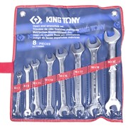 Набор рожковых ключей, 6-22 мм, 8 предметов KING TONY 1108MR TONY