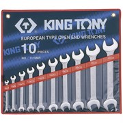 Набор рожковых ключей, 6-28 мм, 10 предметов KING TONY 1110MR TONY