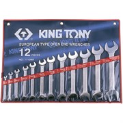 Набор рожковых ключей, 6-32 мм, 12 предметов KING TONY 1112MR TONY