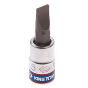 Насадка (бита) торцевая 1/4", Slotted, 5,5х1,0 мм, L = 37 мм  KING TONY 203255 Tony