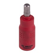 Насадка (бита) торцевая диэлектрическая 1/4", HEX, 6 мм, L = 54 мм KING TONY 2035VE06 TONY